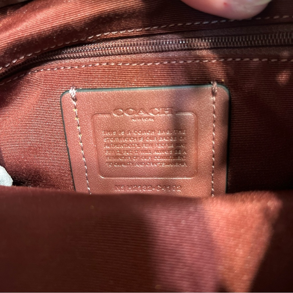 COACH Mini Dempsey Bucket Bag Signature Jacquard Coach Patch c8322 - Picture 7 of 10